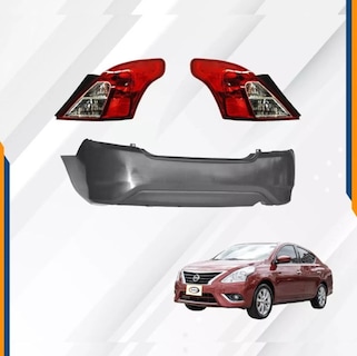 Foto 2 | Fascia Trasera Versa Con Calaveras 15 16 17 18 19 V-drive