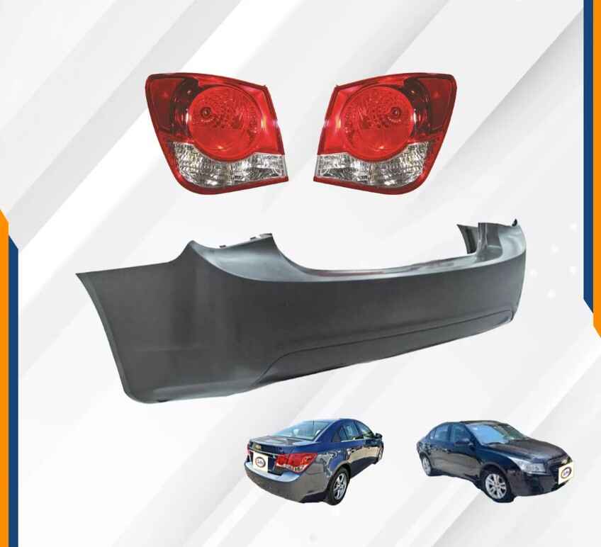 Foto 3 pulgar | Fascia Trasera para Chevrolet Cruze Con Calaveras 2011 2012 2013 2014 2015 2016