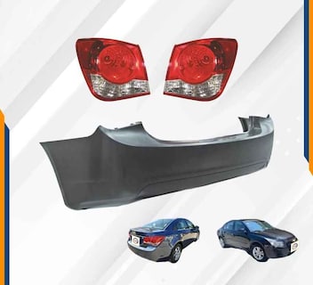 Foto 2 | Fascia Trasera para Chevrolet Cruze Con Calaveras 2011 2012 2013 2014 2015 2016