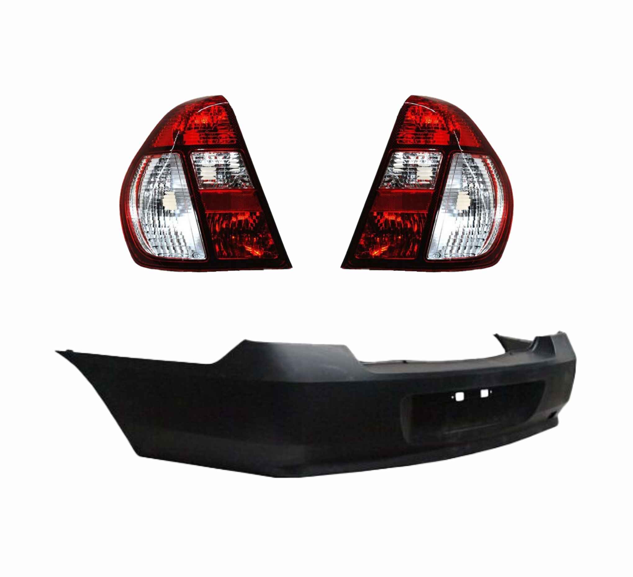 Fascia Trasera Platina 02 -10 Con Calaveras Bca