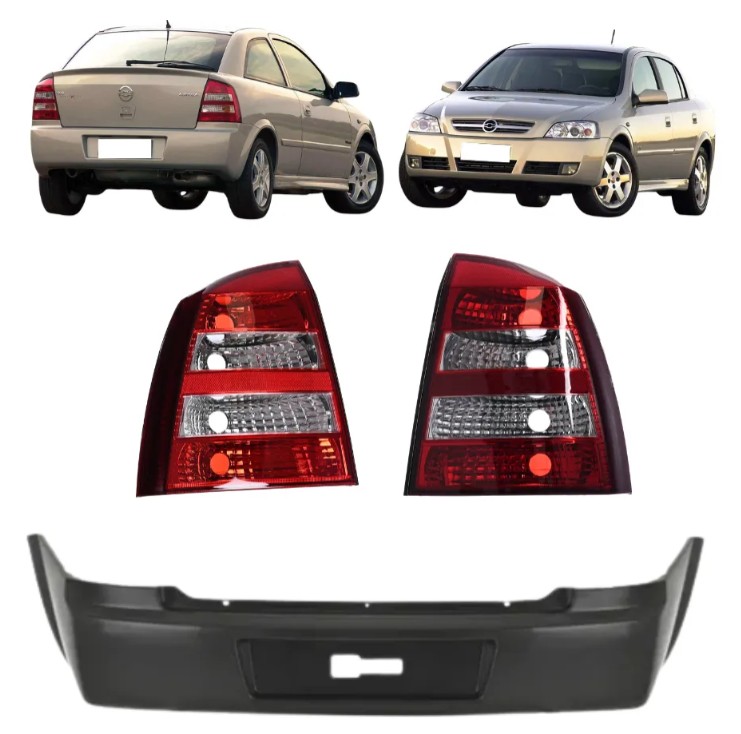 Fascia Trasera Astra Sedan 04 05 06 Con Calaveras