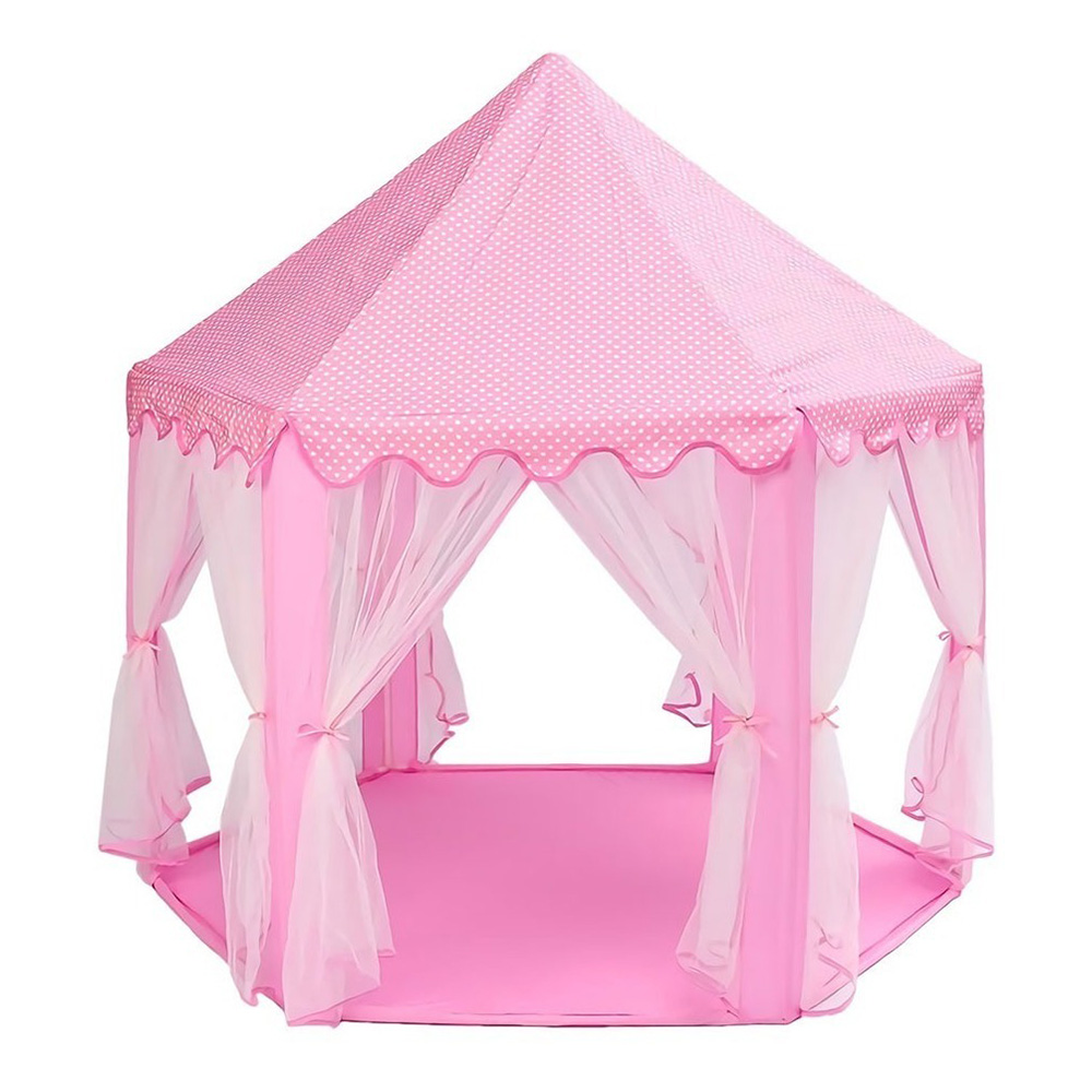 Foto 3 pulgar | Castillo Princesa Casita de Campaña para Niños Carpa de Juegos Armable Little Monkey color Rosa