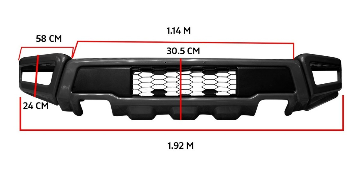 Foto 3 pulgar | Defensa Delantera Color Negro Compatible Con Lobo Y Otros Modelos 2015-2017 | Dunari Powersports | A0191 | Color Negro