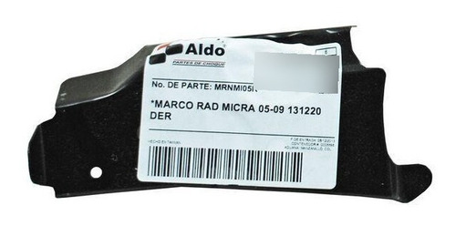 Foto 2 pulgar | Marco De Radiador Derecha Nissan Micra  2005 2006 2007