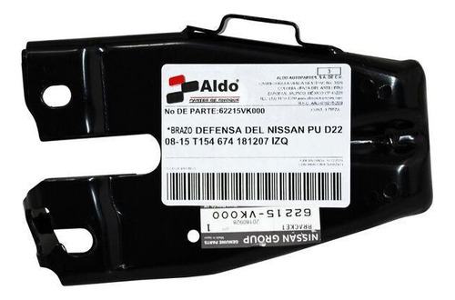 Foto 2 pulgar | Brazo De Defensa Izquierda Nissan D22 Pick Up 2008 2009 2010 2011 2012 2013 2014 2015