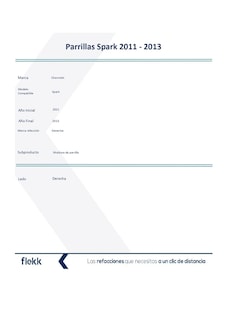 Foto 2 | Parrillas, Marco Y Molduras De Parrilla, Chevrolet Spark, Derecha, 2011 Al 2013