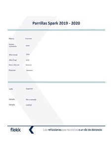 Foto 2 | Parrillas, Marco Y Molduras De Parrilla, Chevrolet Spark, 2019 Al 2020