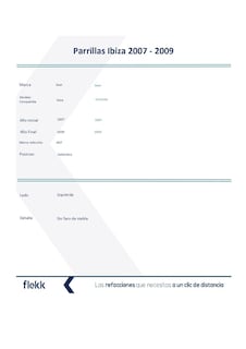 Foto 2 | Parrillas, Marco Y Molduras De Parrilla, Seat Cordoba, Izquierda, 2007 Al 2009