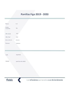 Foto 2 | Parrillas, Marco Y Molduras De Parrilla, Ford Figo, Izquierda, 2019 Al 2020