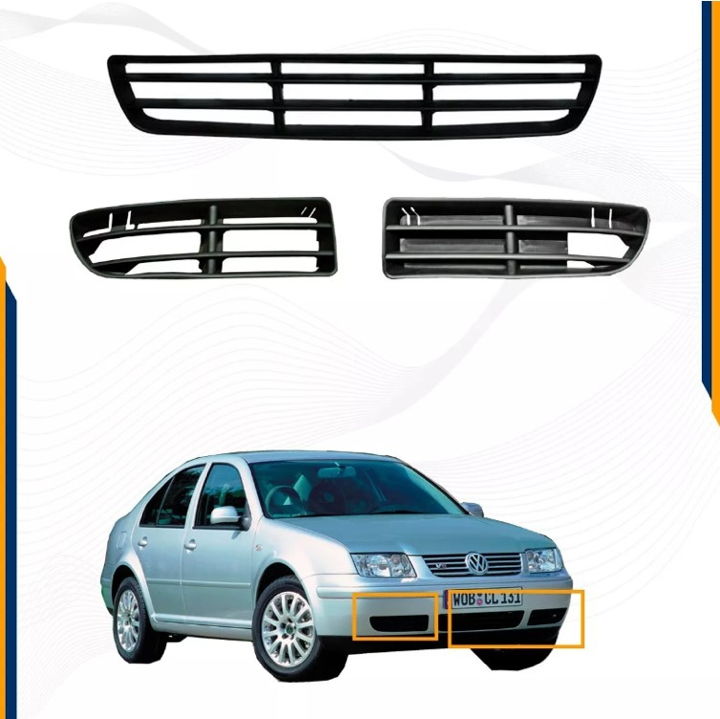 Foto 2 | Kit Parrilla Fascia Jetta A4 99 00 01 02 03 04 05 06 07