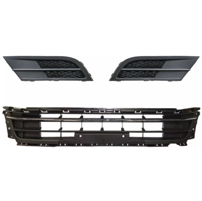 Parrilla Fascia Jetta 15 16 17 18 Central Y Laterales