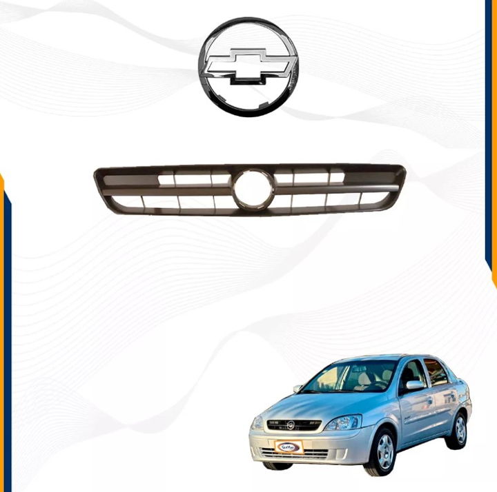 Foto 3 pulgar | Kit Chevrolet Corsa 03 Al 07 Parrilla Y Emblema
