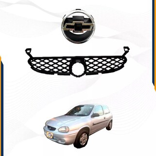 Foto 2 | Kit Chevy 2001 2002 2003 Parrilla Negra Y Emblema