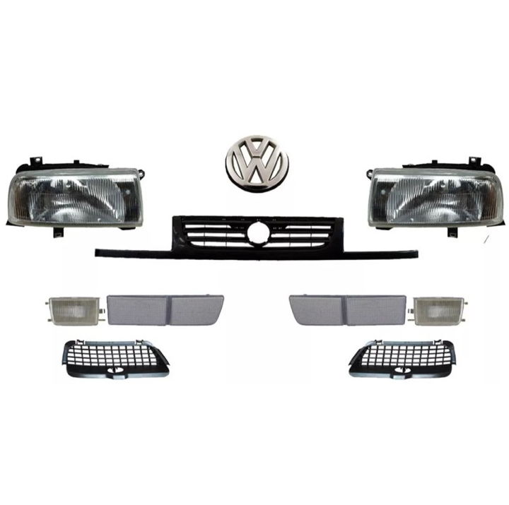 Kit Jetta A3 Parrillas  Faros  cuartos  rejillas Y Emblema