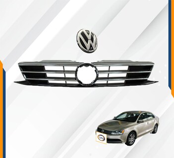 Foto 2 | Parrilla Jetta Mk6 15 16 17 18 Filo Cromo Con Emblema