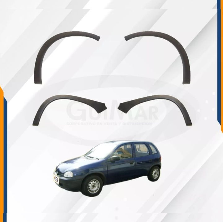 Foto 3 pulgar | Moldura Arco-cantoneras Chevy 5 Pts 959697 98 9900 01 0203