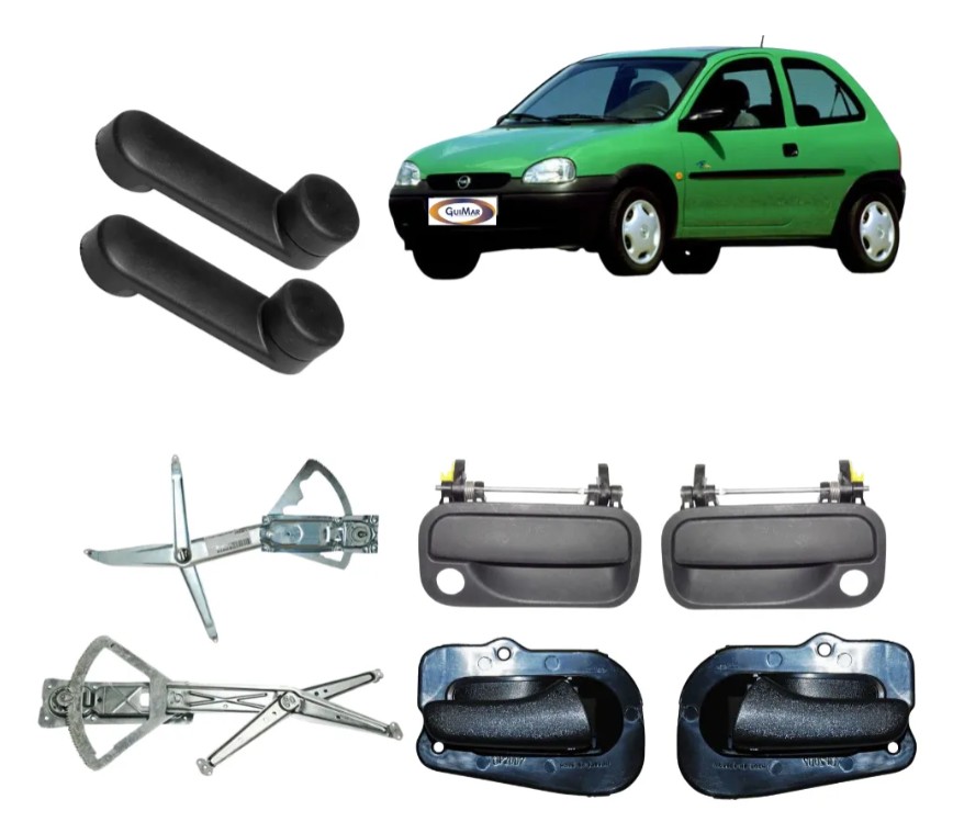 Manijas Chevy 3 Pts Interiores Exteriores  Elevadores 94-09