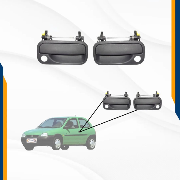 Foto 6 pulgar | Manijas Chevy 3 Pts Interiores Exteriores  Elevadores 94-09 Con Espejos