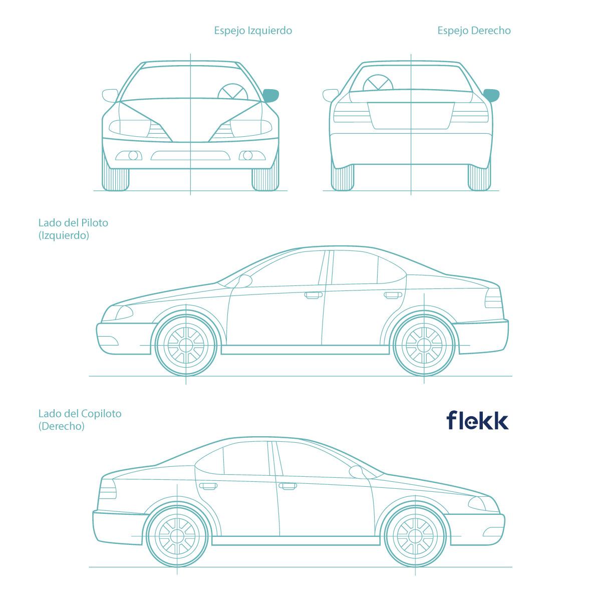 Foto 3 pulgar | Espejos para Nissan Versa Derecha 2015 Al 2019