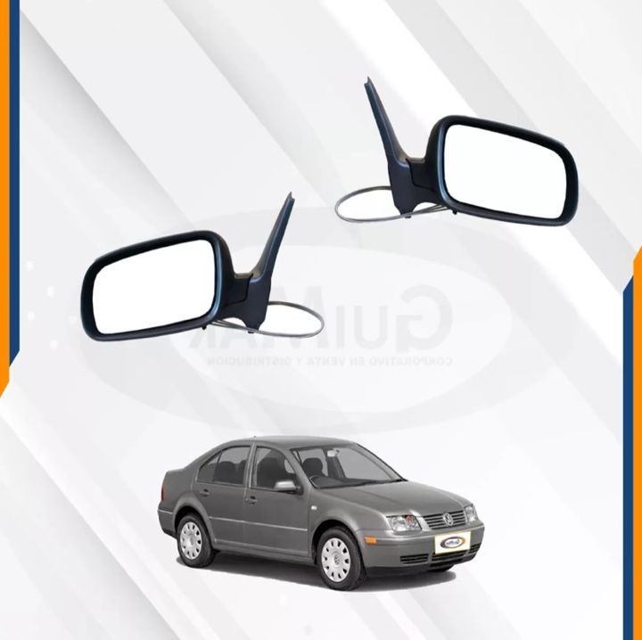 Foto 3 pulgar | Espejo Par Retrovisor Jetta A4 99 01 02 03 0405 06 07 Manual
