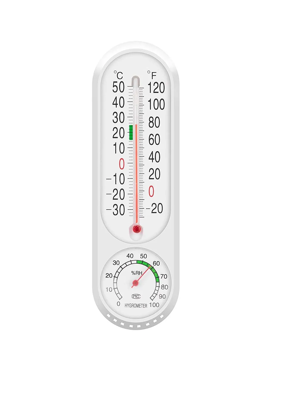 Termómetro Higrómetro para Temperatura Malubero color Blanco