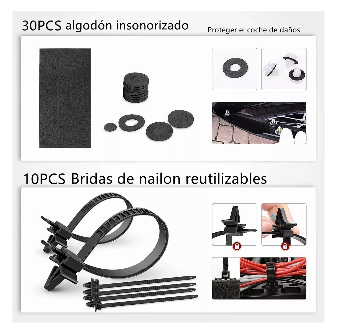 Foto 3 pulgar | Grapas Automotrices Belug 666 16 Modelos con Accesorios color Negro