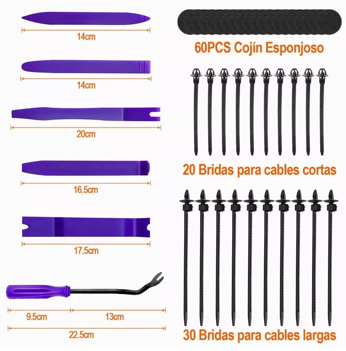 Foto 4 pulgar | Set Grapas Automotrices Eo Safe Importsesi-7298 Multicolor 1211 PZAS con Quita Grapas