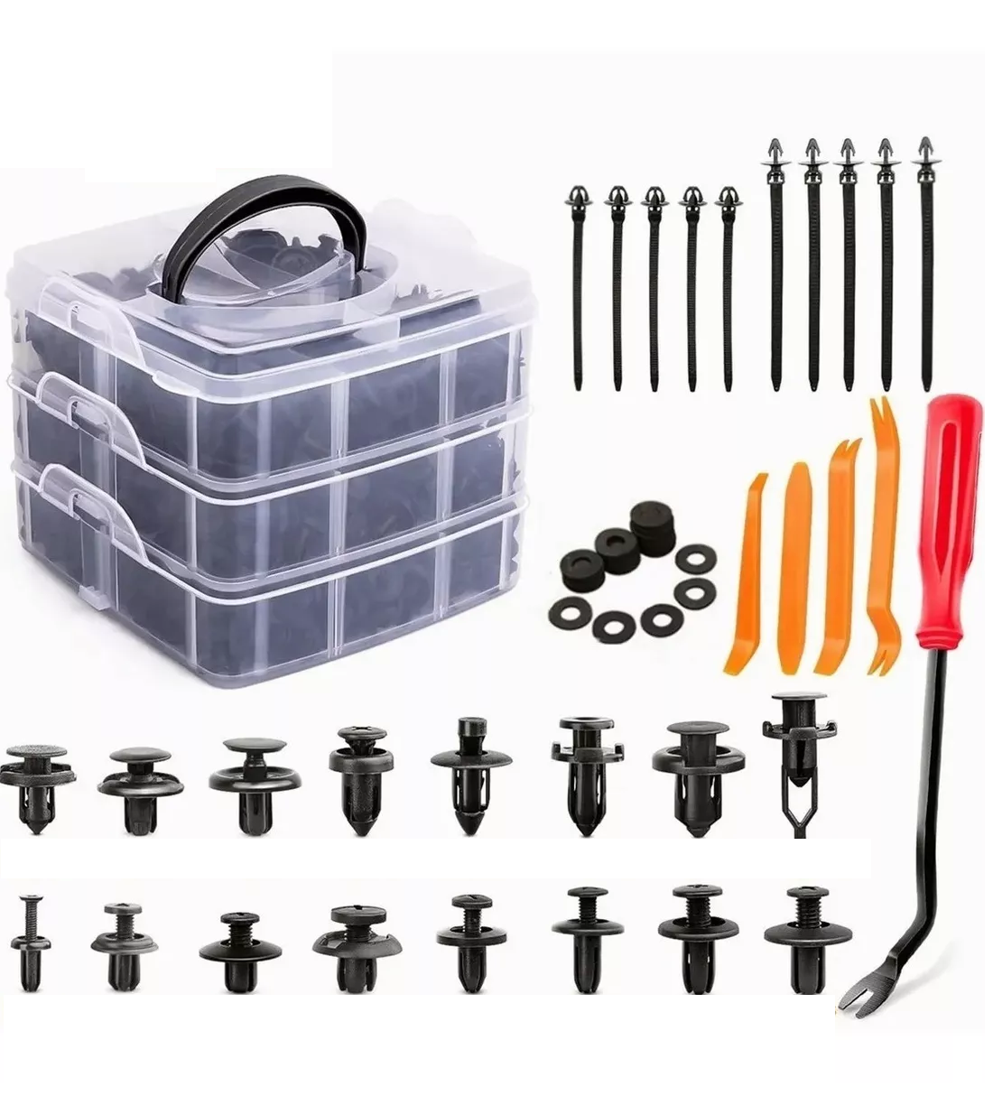 Kit Grapas Eo Safe Imports Esi7300 para Auto 666 Piezas