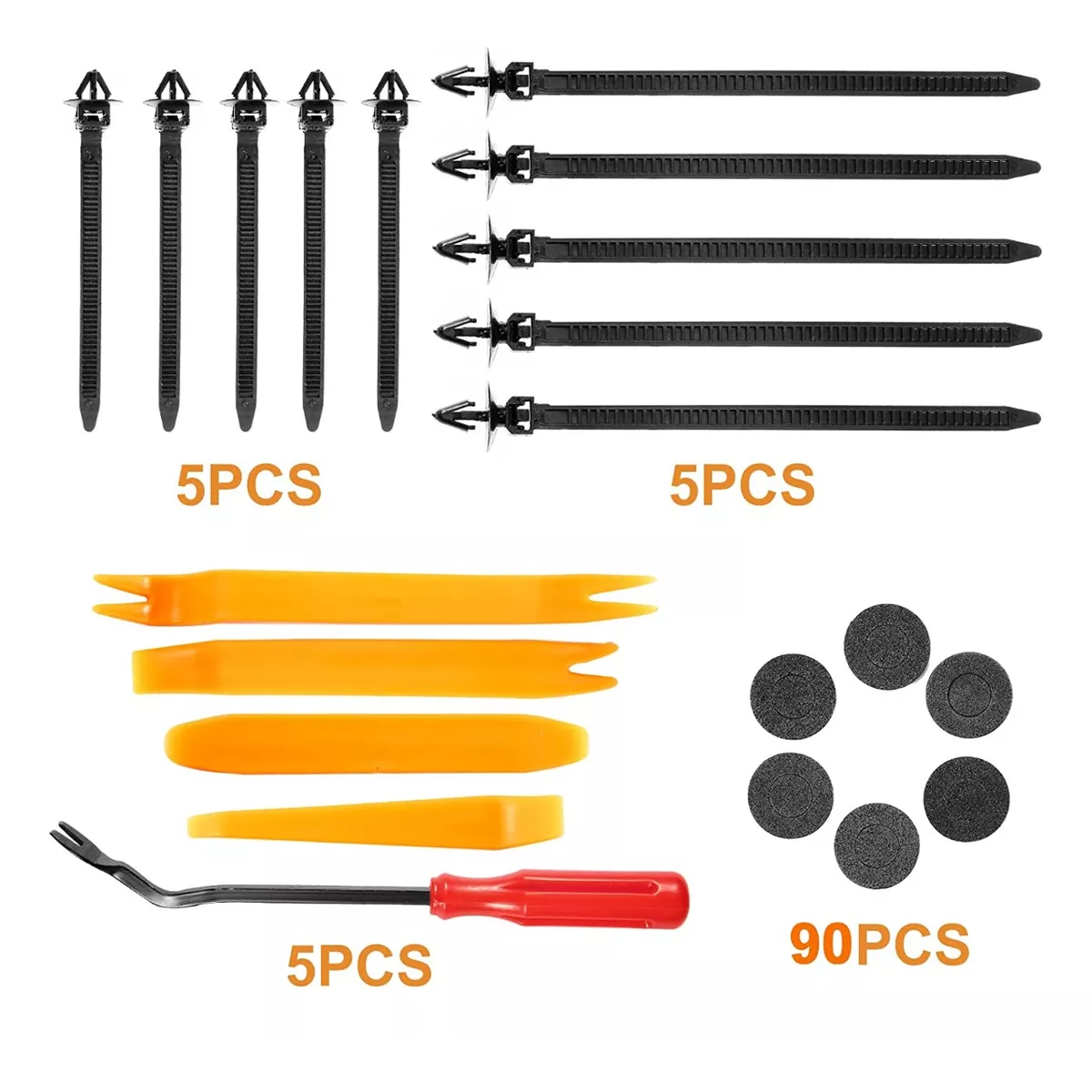 Foto 4 pulgar | Kit de Grapas Automotrices Eo Safe Imports Esi-7724 con Quitagrapas Multicolor 925 Piezas