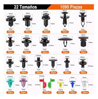 Foto 3 | Grapas Automotrices 1211 Piezas