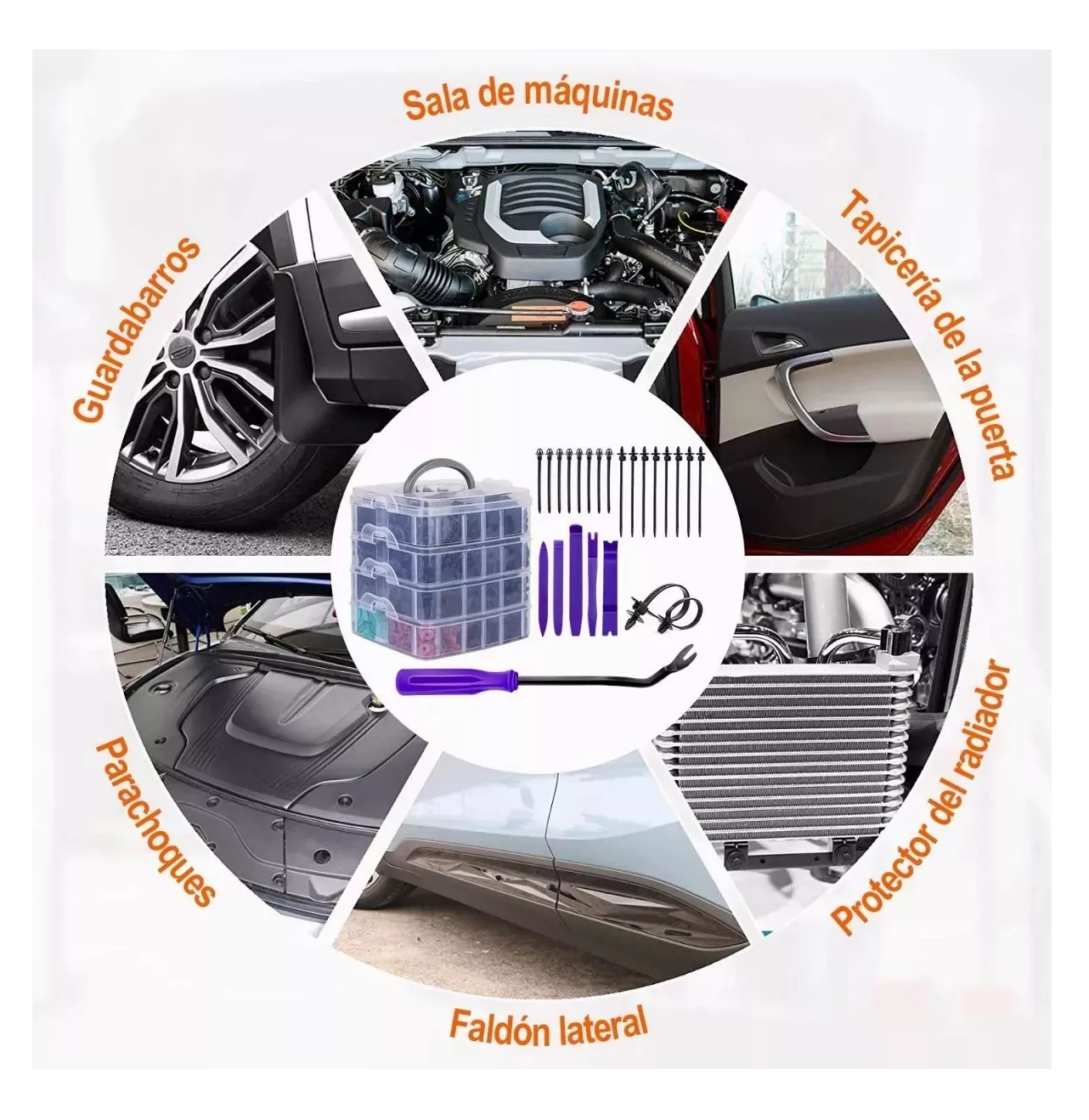 Foto 5 pulgar | Grapas Automotrices 1211 Piezas