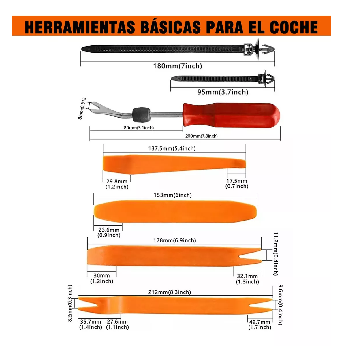 Foto 4 pulgar | Grapas Automotrices 1815 Pzs Con Quita Grapas Molduras  Eo Safe Imports Esi-13688 Multicolor