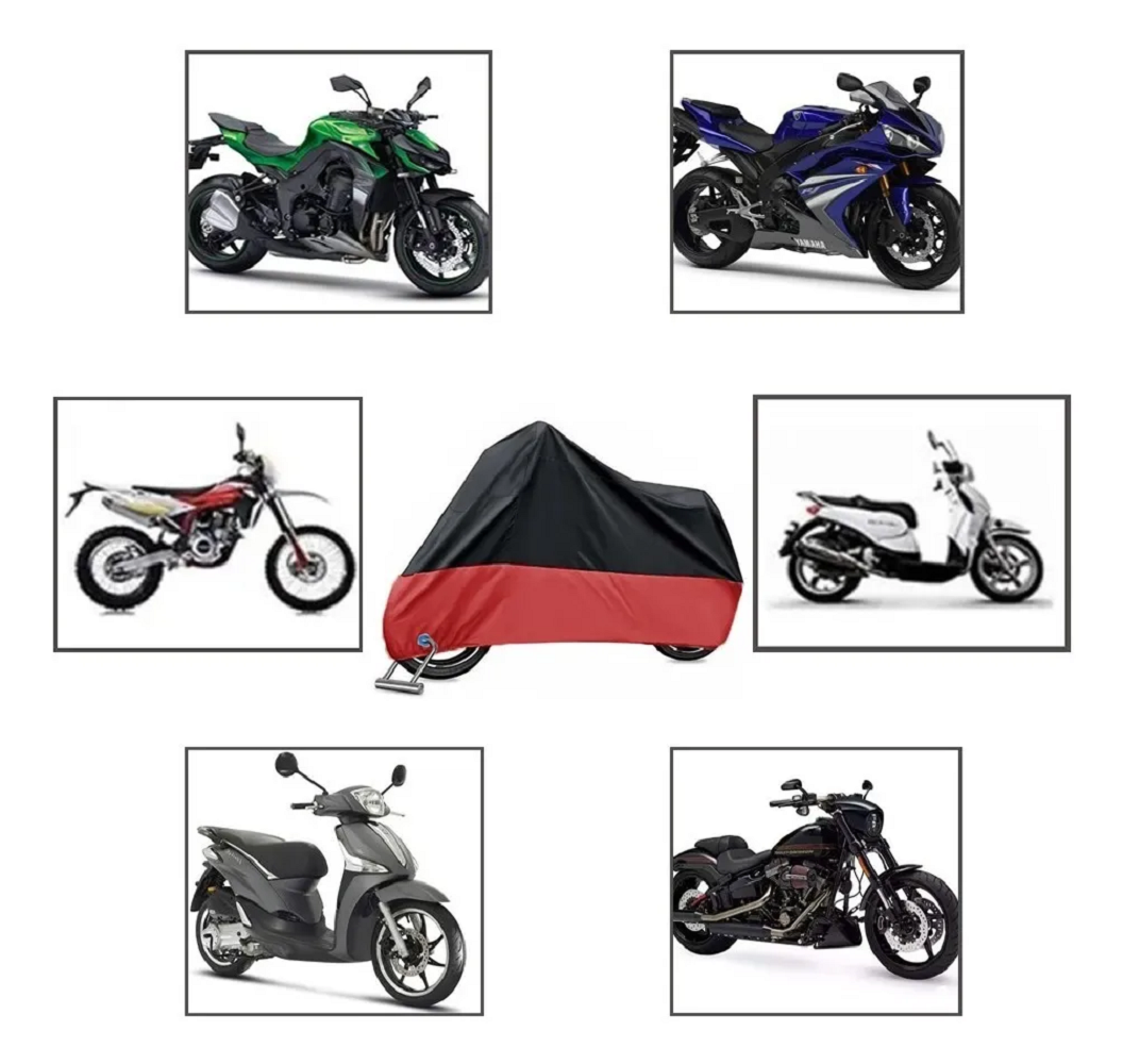 Foto 4 pulgar | Funda de Protección Solar Impermeable para Motocicleta Talla XL