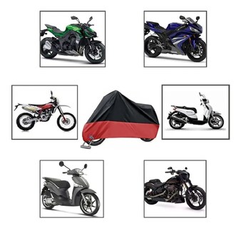 Foto 3 | Funda de Protección Solar Impermeable para Motocicleta Talla L