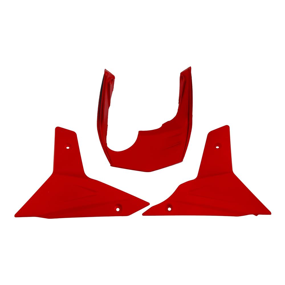 Cubierta Inferior Roda para Motor Set Veloci Razzer 200 21-23 Rojo