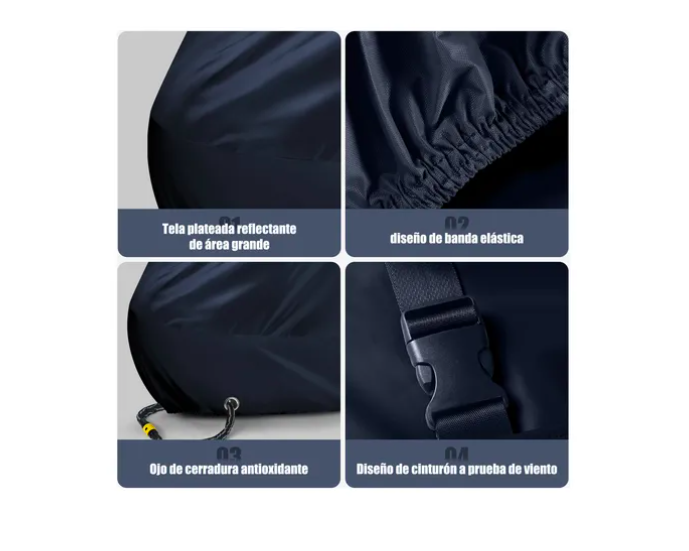 Foto 5 pulgar | Xtellar Protector Premium De Motocicletas: Funda Impermeable, Reflectante Y Antirrobo