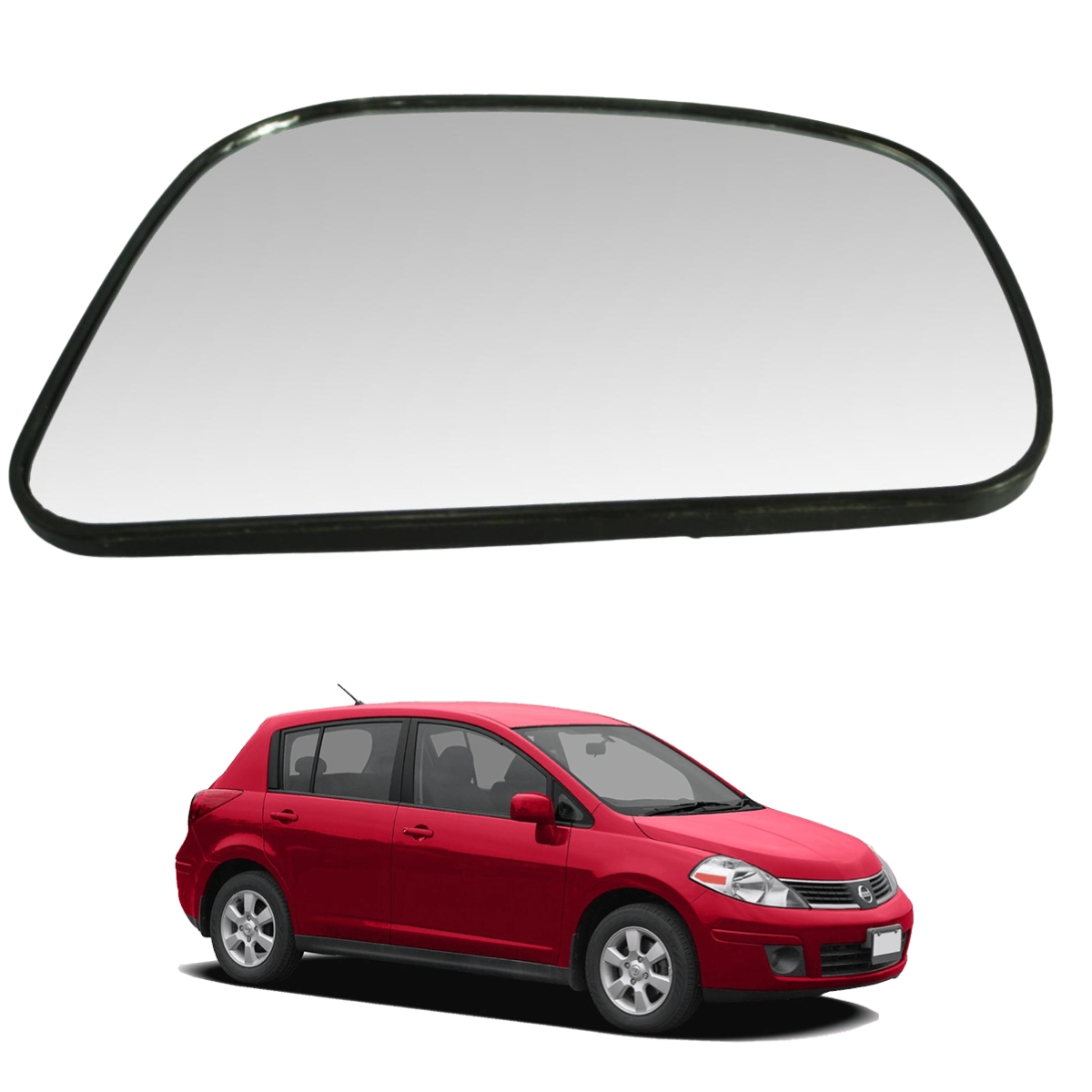 Luna De Espejo Lateral Derecho/copiloto Para Auto Tiida Hatch Back 2007-2018 Original Nissan