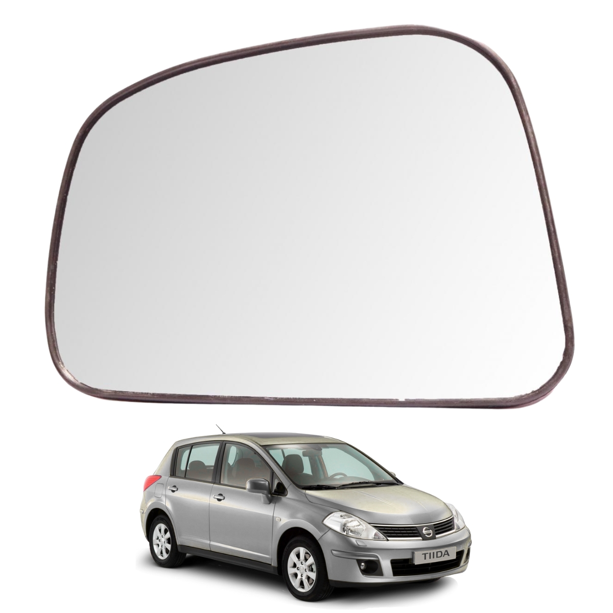 Luna De Espejo Lateral Izquierdo/conductor Para Auto  Tiida Hatch Back 2007-2018 Original Nissan