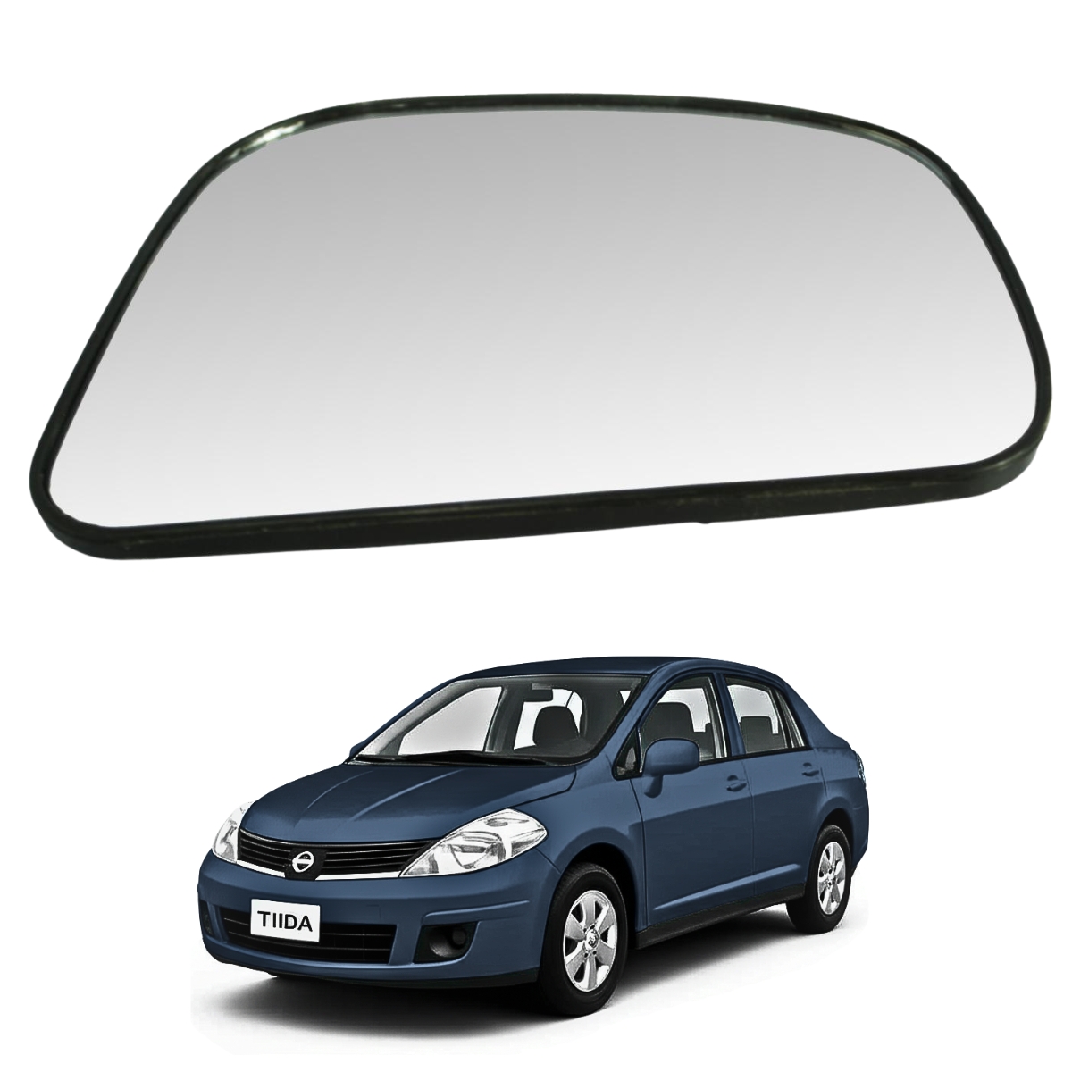 Luna De Espejo Lateral Derecho/copiloto Para Auto Tiida Sedan 2007-2019 Original Nissan