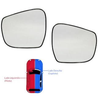 Foto 6 | Kit Lunas De Espejos Laterales Para Auto Np300 2015-2024 Original Nissan