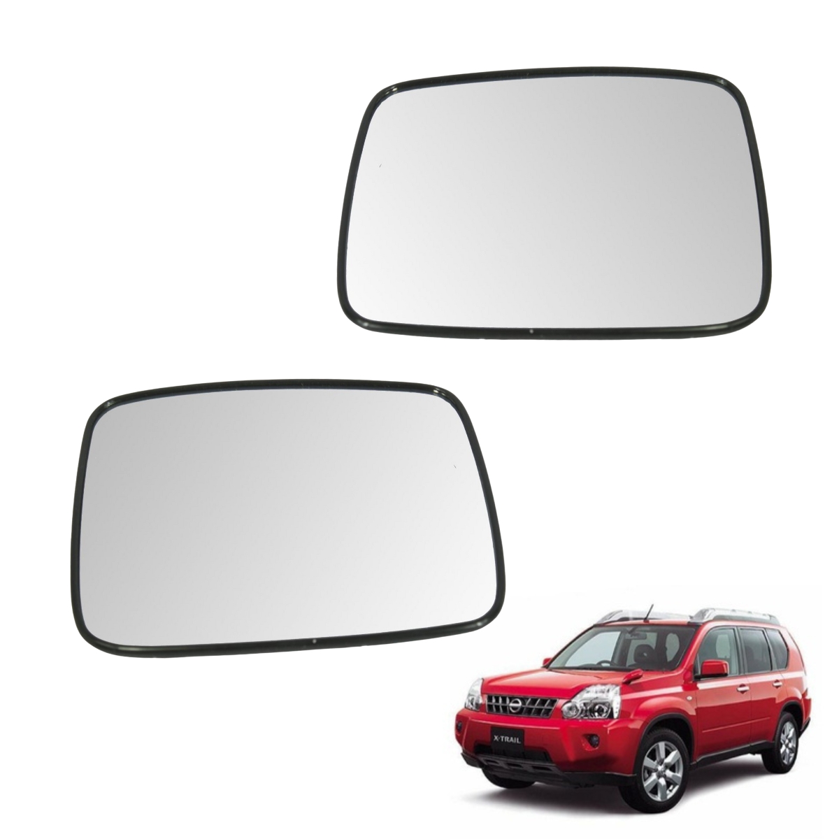 Foto 1 | Kit Lunas De Espejos Laterales Para Auto X-trail 2002-2007 Original Nissan