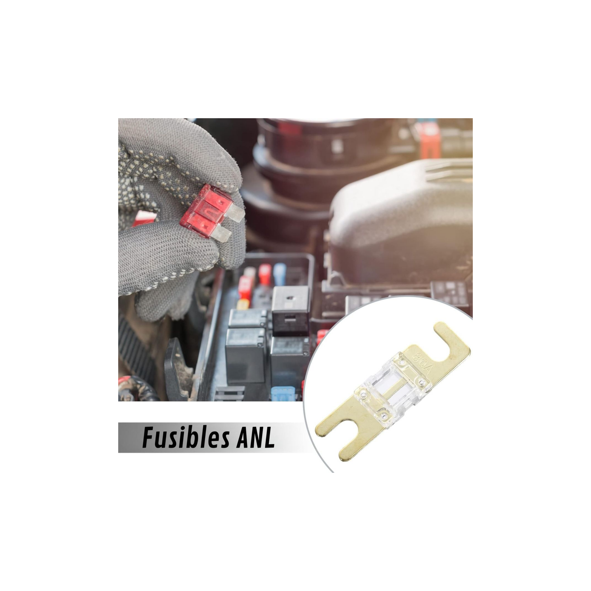 Foto 6 | Pack Fusibles Afc Audiopipe Afc80 32v 80a Tipo Midi