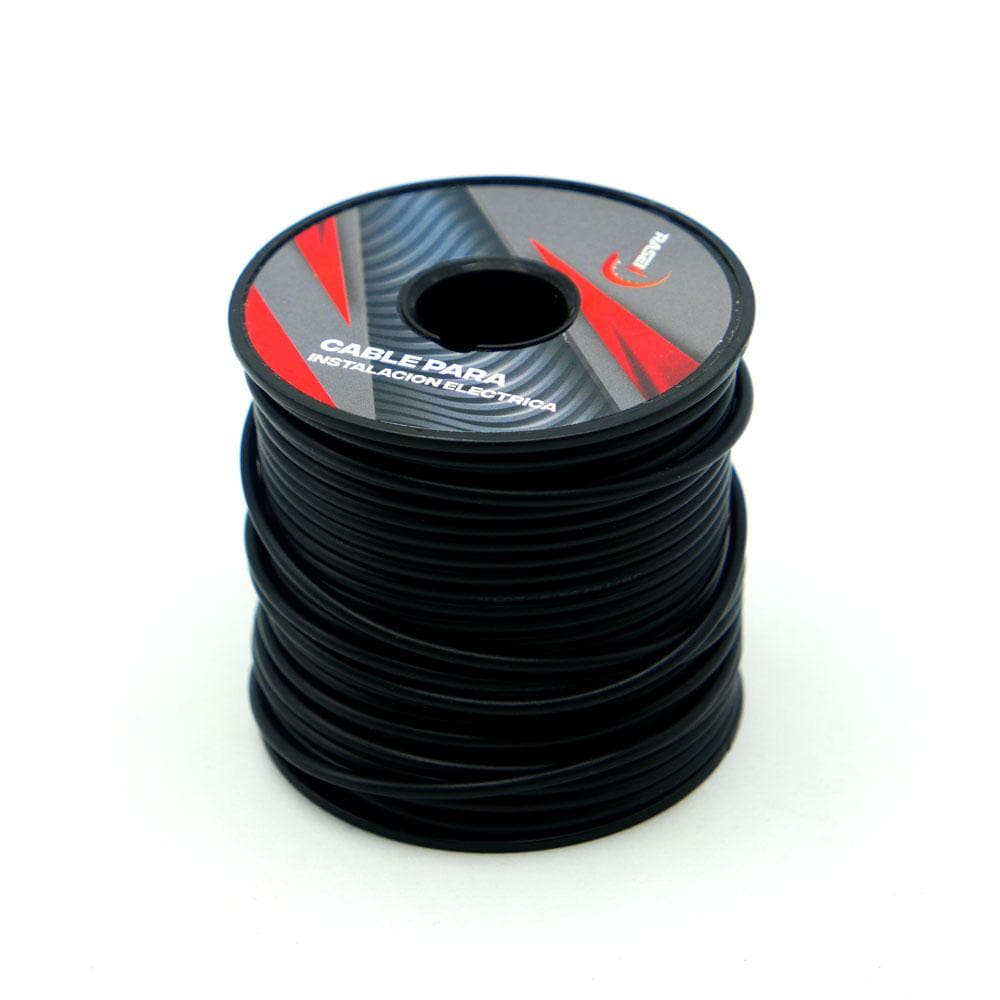 Cable Un Solo Color Para Instalacion Electrica Universal Rollo/30mts Para Motocicleta $357