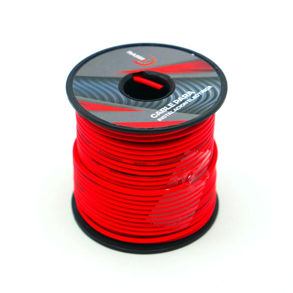 Cable Un Solo Color Para Instalacion Electrica Universal Rollo/30mts Para Motocicleta $357