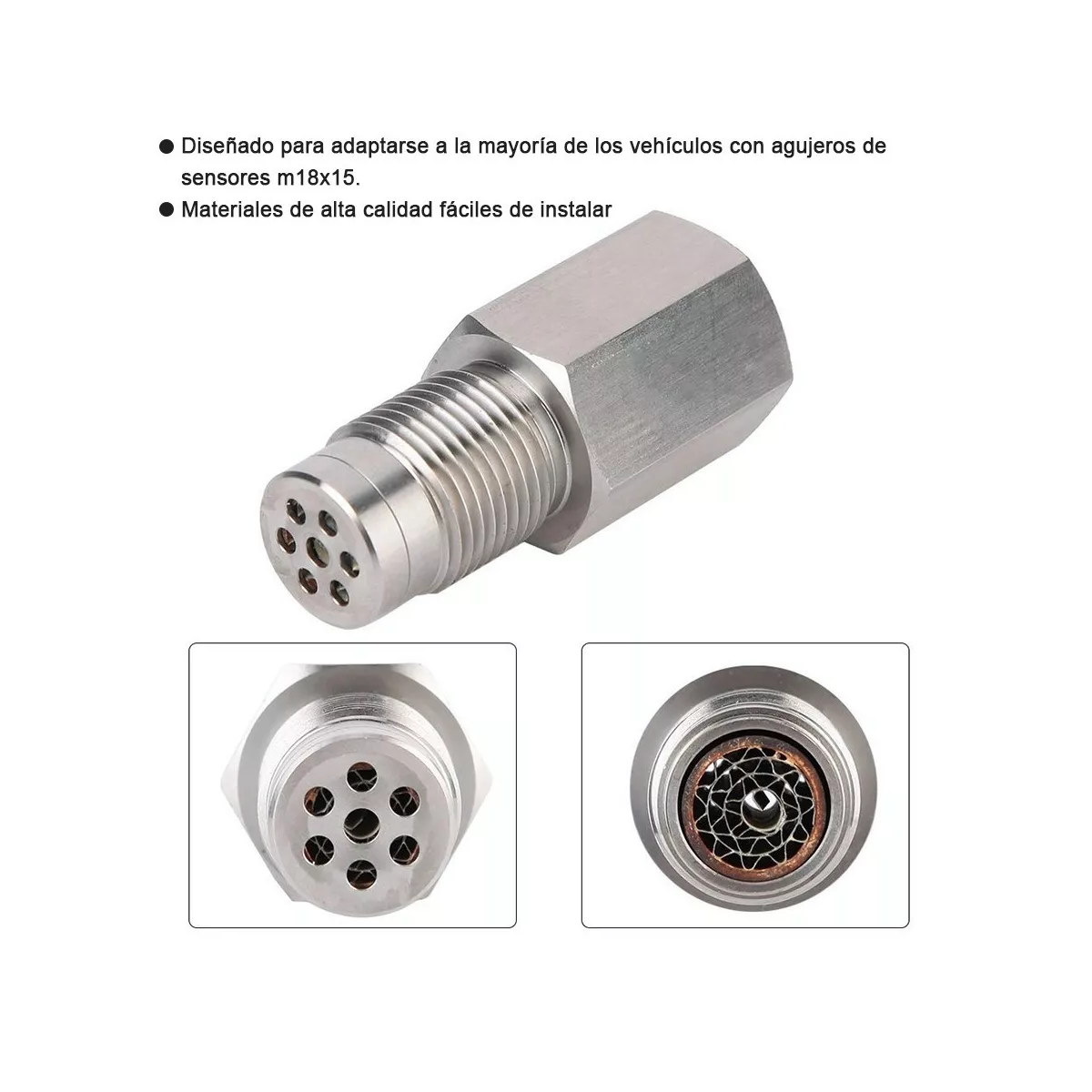 Foto 4 pulgar | Mini Catalizador Sensor De Oxigeno Eo Safe Imports Esi-8539 Plata