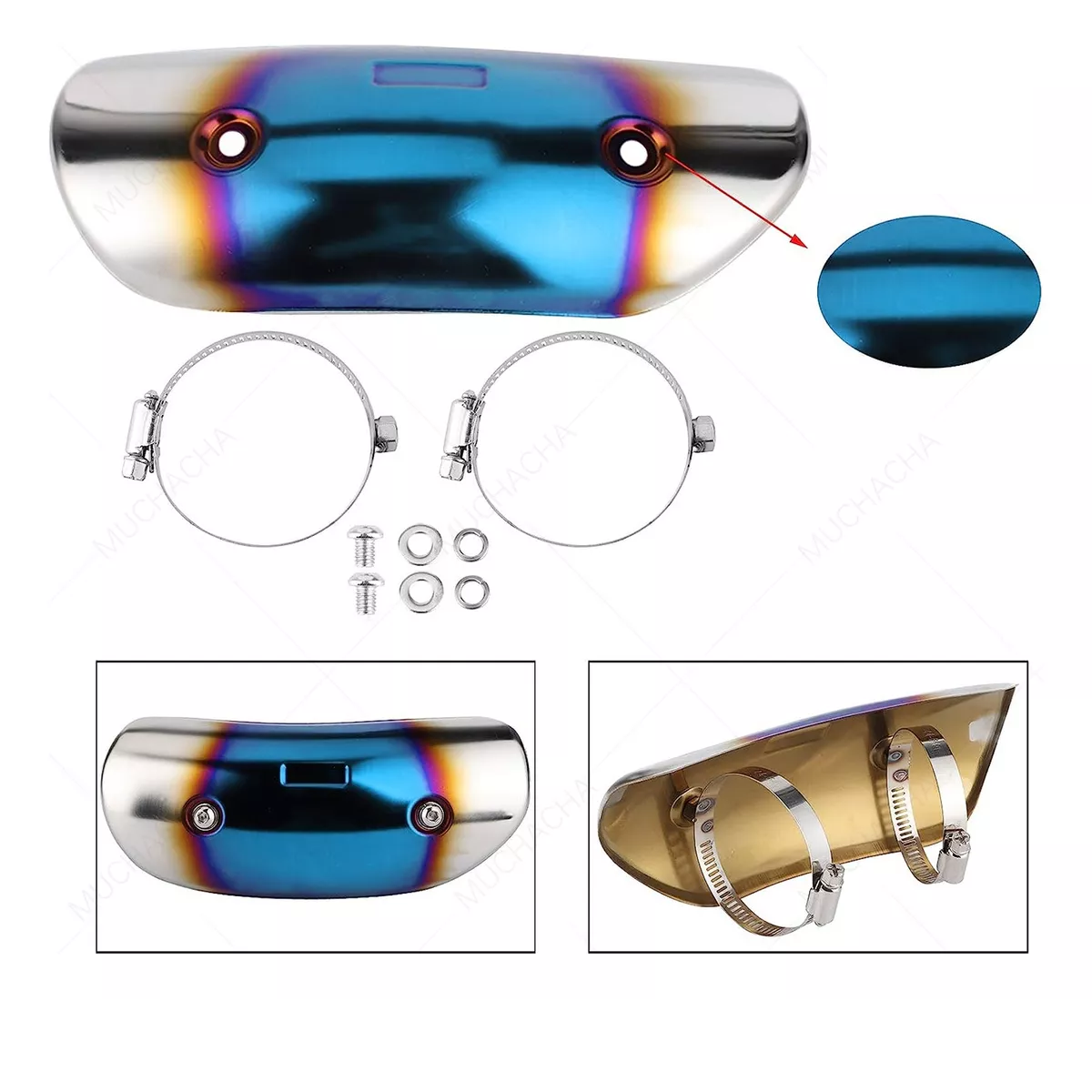 Foto 4 pulgar | Cubierta Tapa Tubo Escape Universal de Antiescaldado Eo Safe Imports ESI-11003 Multicolor