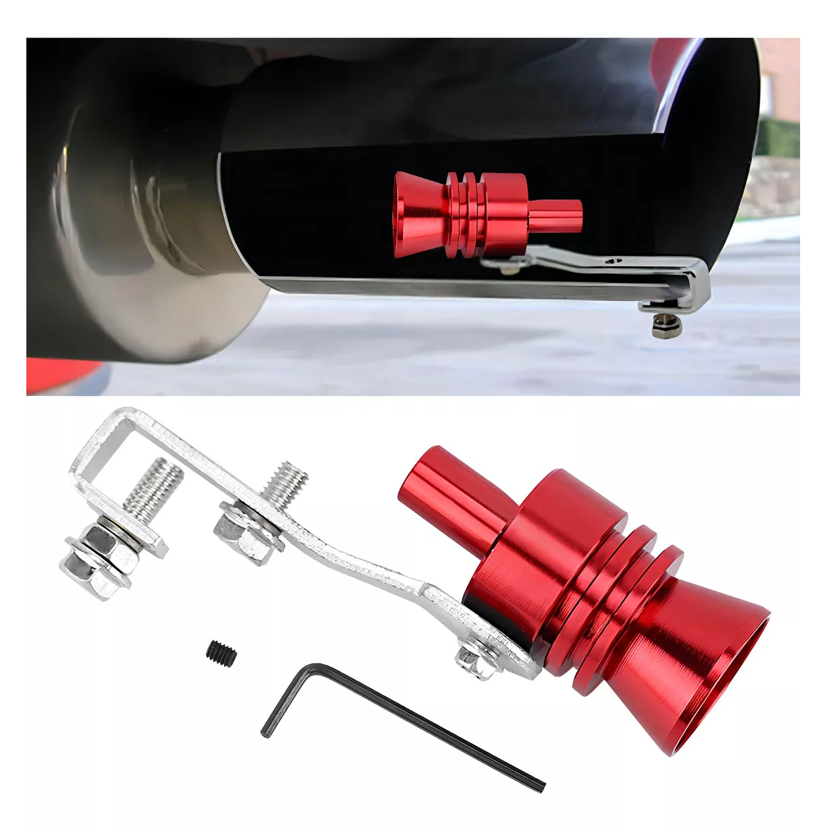 Foto 2 | Silbato Rojo Para Coche Turbo Sound Eo Safe Imports Esi-15864 Rojo