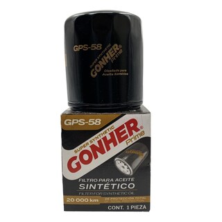 Foto 1 | Filtro De Aceite Sintético Gonher Prime Gps-58