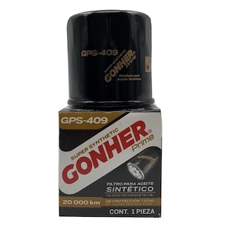 Foto 1 | Filtro De Aceite Sintético Gonher Prime Gps-409