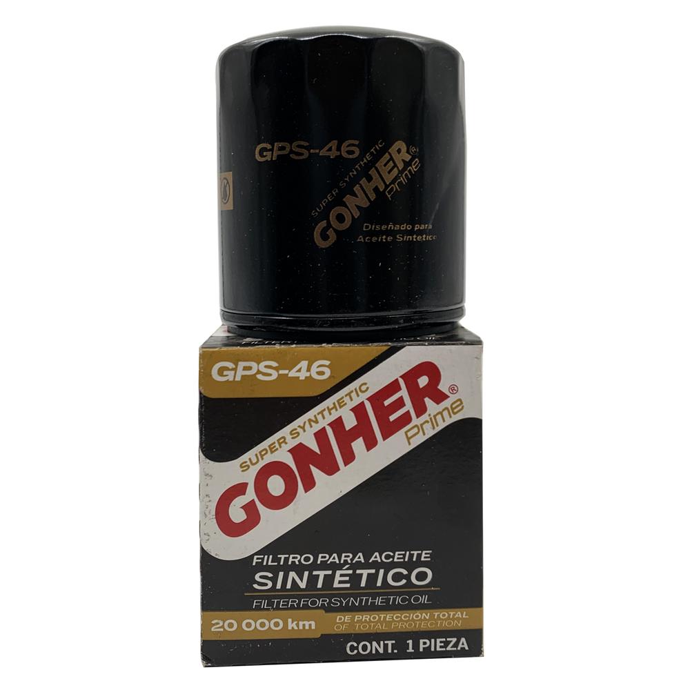 Foto 2 pulgar | Filtro De Aceite Sintético Gonher Prime Gps-46
